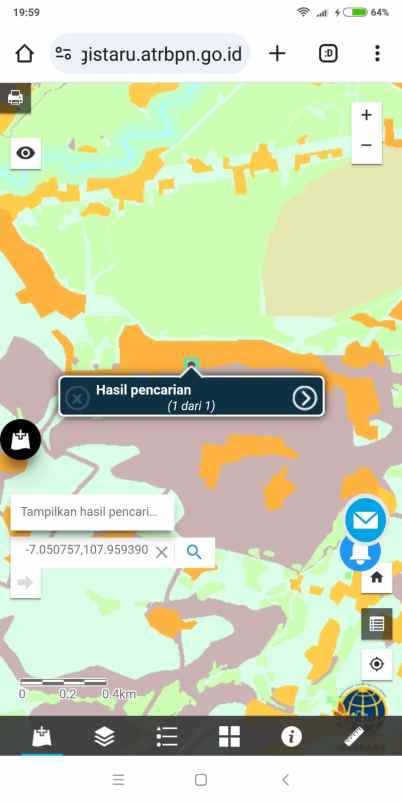dijual tanah jl limbangan barat majasari