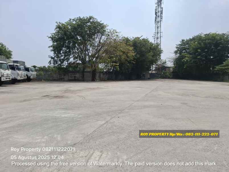 dijual tanah jl raya cakung cilincing