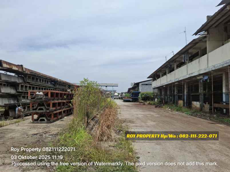 dijual tanah jl raya cakung cilincing