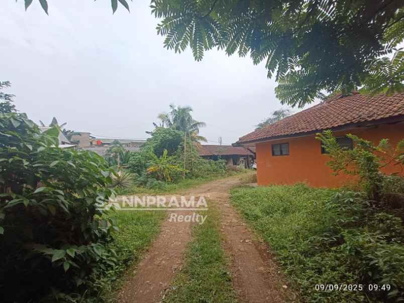 dijual tanah jl raya sawangan