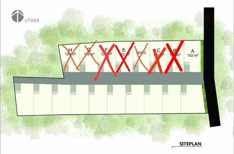 dijual tanah jl tajem