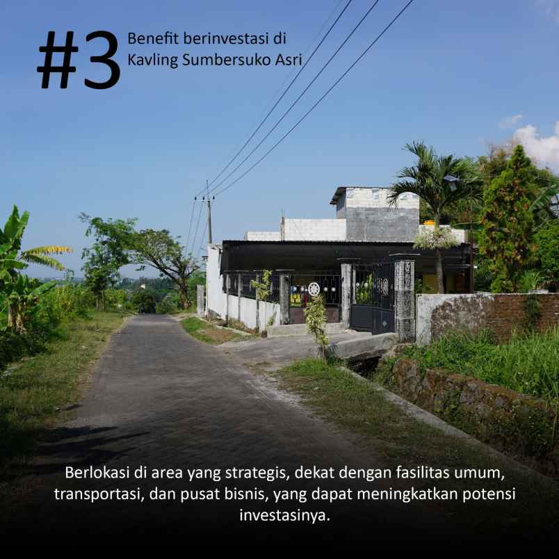 dijual tanah kemuning sumbersuko kec