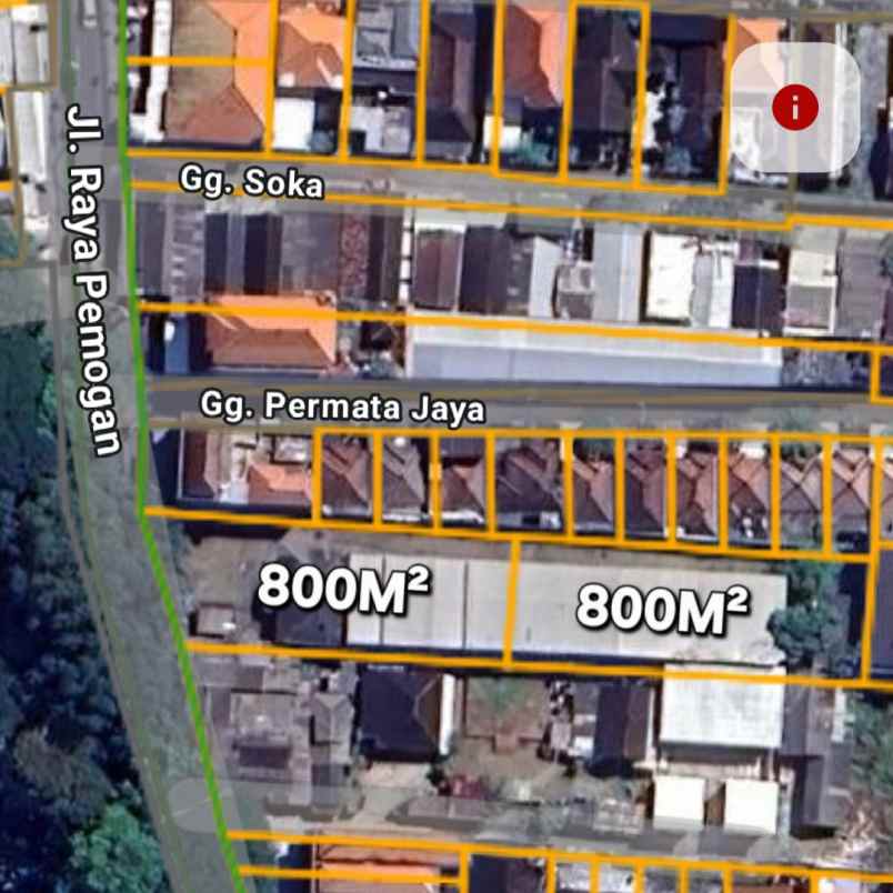 dijual tanah kepaon pemogan