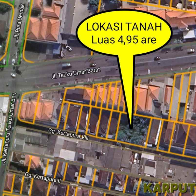 dijual tanah kertapura