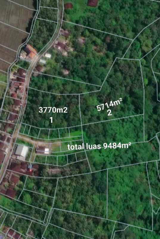 dijual tanah murah los sungai di batuaji legalitas shm