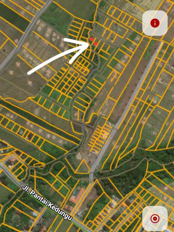 dijual tanah pantai kedungu