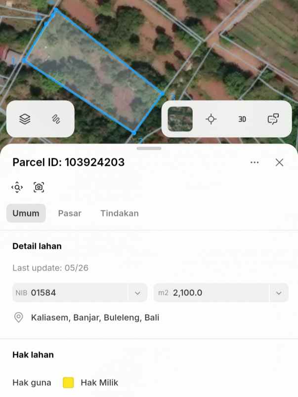dijual tanah pantai lovina
