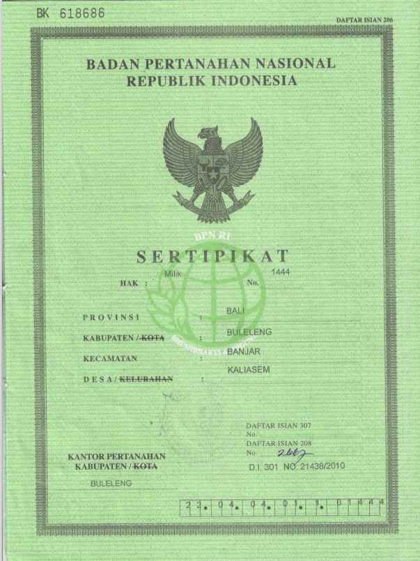 dijual tanah pantai lovina