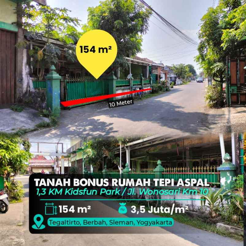 dijual tanah tegaltirto
