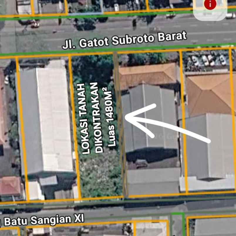 dijual tanah teuku umar barat
