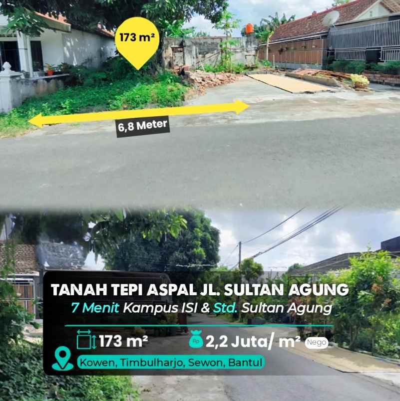 dijual tanah timbulharjo