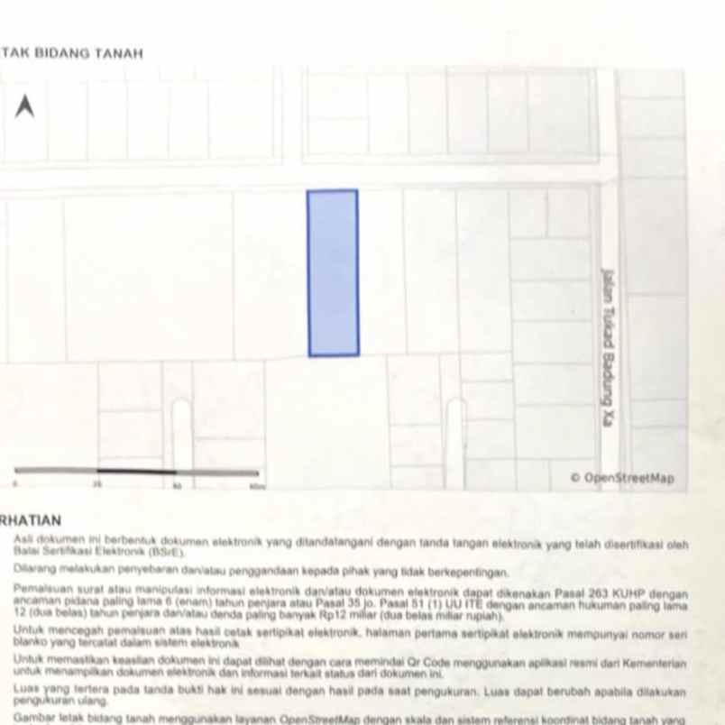 dijual tanah tukad badung xii