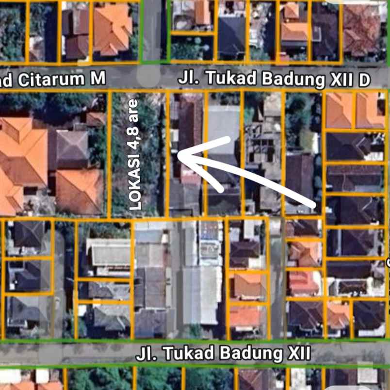 dijual tanah tukad badung xii