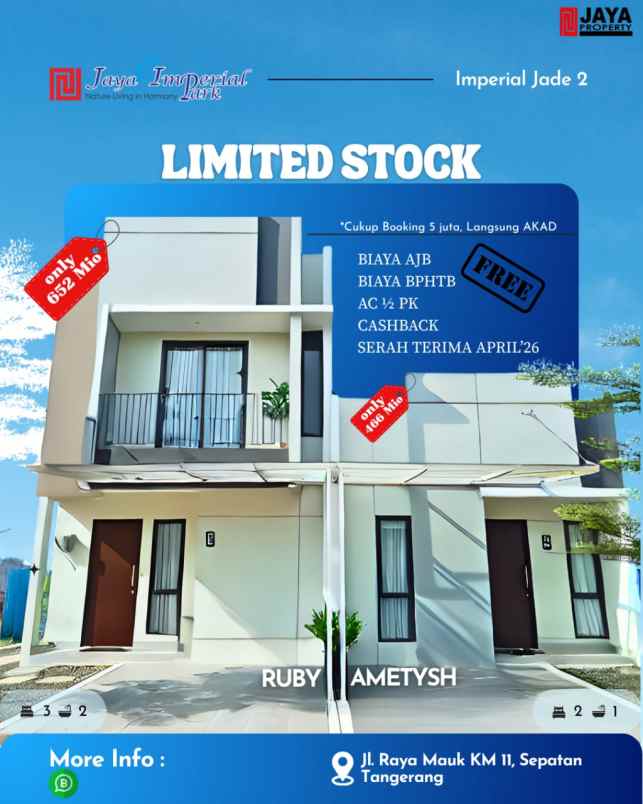 jaya imperial park hunian modern strategis