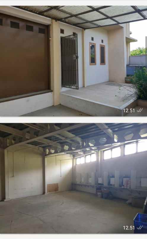 jual cepat rumah u konveksi gudang atau home industri