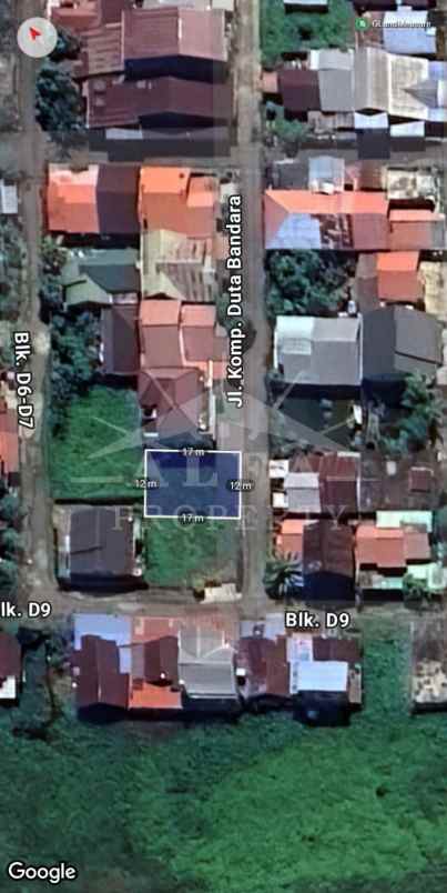 jual murah tanah kavling dalam komplek siap bgn rumah