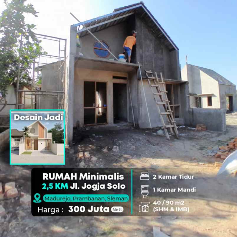 murah banget rumah baru di sleman 2 5 km rs panti rini