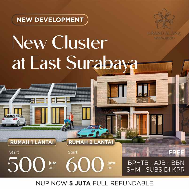 new project rumah grand alana wonorejo rungkut baguss
