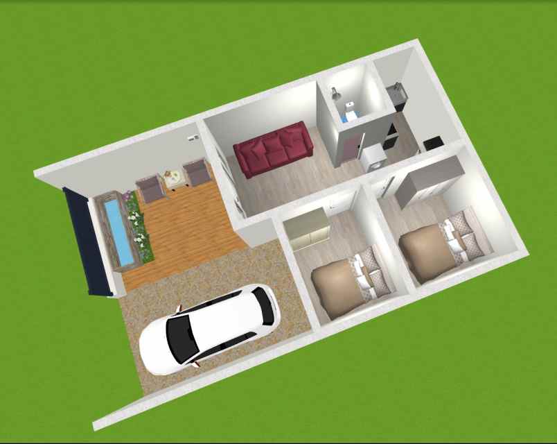 over kredit perumahan bebas banjir tangerang