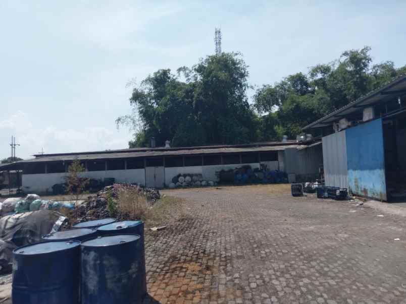 pabrik aktif sidoarjo bentuk tanah ngantong belakang