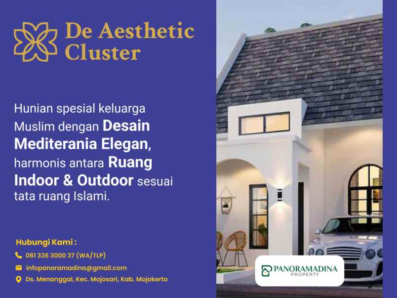 perumahan di mojosari de aesthetic cluster