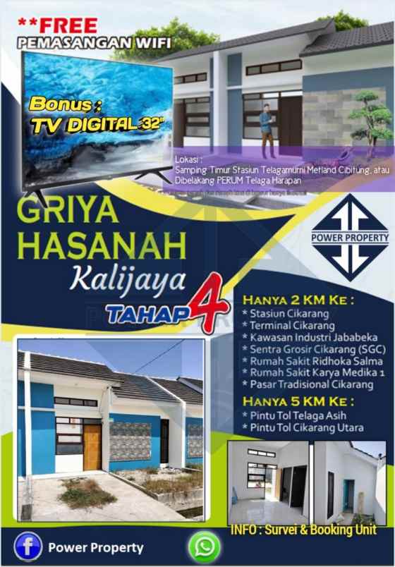 perumahan griya hasanah kalijaya cikarang barat