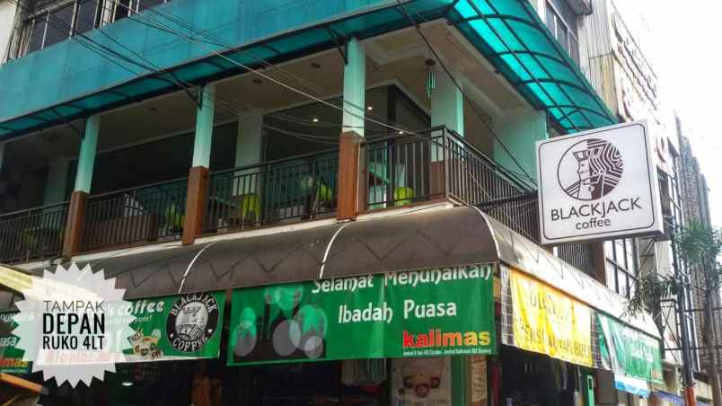 ruko 4 lantai pusat kota main road sudirman bandung
