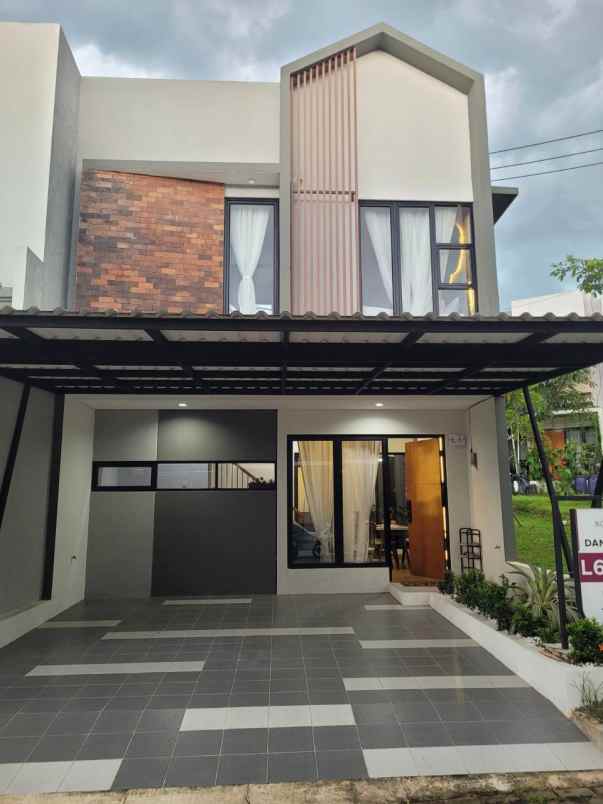 rumah 2 lantai 700 jutaan di blossom park serpong