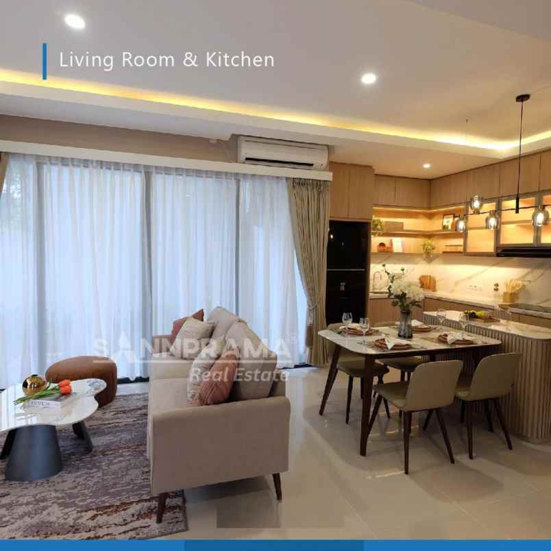 rumah 2 lantai dalam cluster elegant di parung bagor