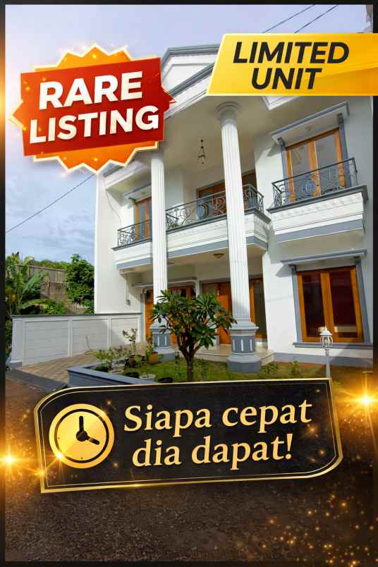 rumah 5 kamar full furnished di rempoa langsung huni