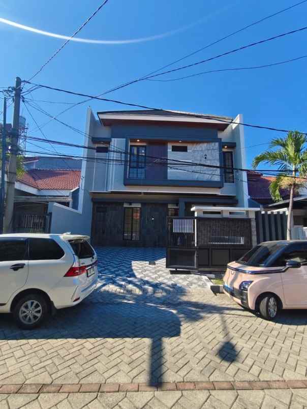 rumah baru modern lokasi manyar jaya surabaya