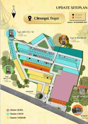 rumah dijual cluster teras madina