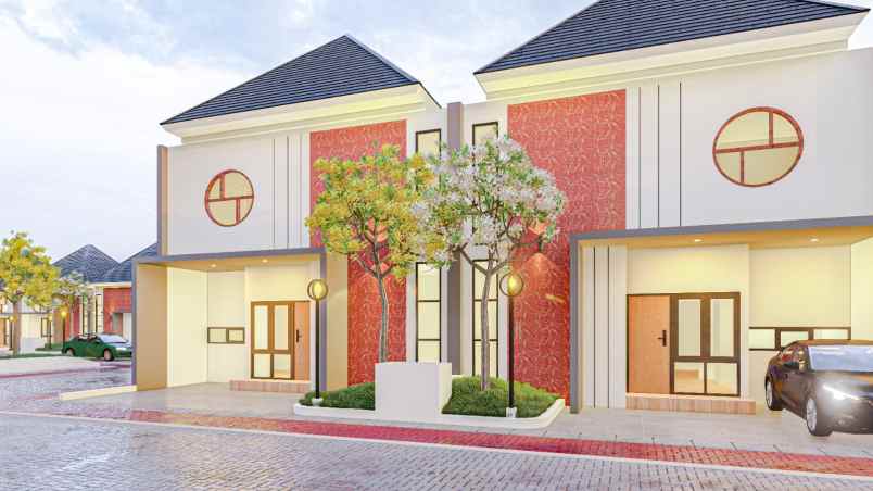 rumah eksklusif nuansa jepang ada kolam renang pribadi