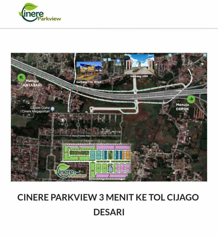 rumah jl cinere parkview raya