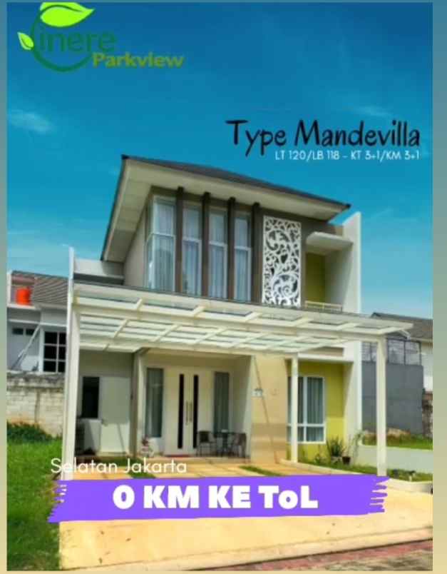 rumah jl cinere parkview raya