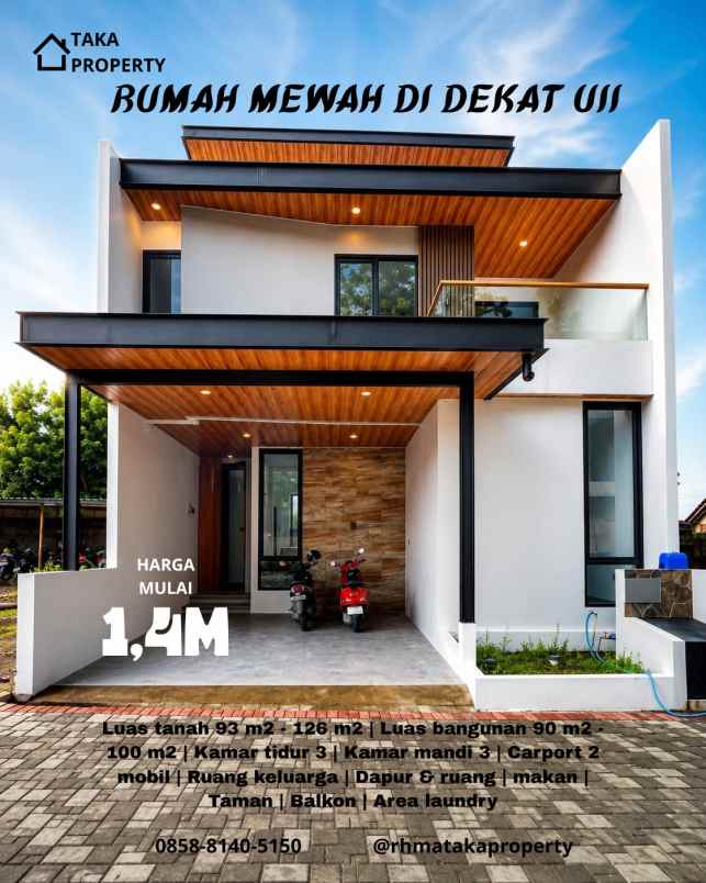 rumah mewah dekat kampus uii