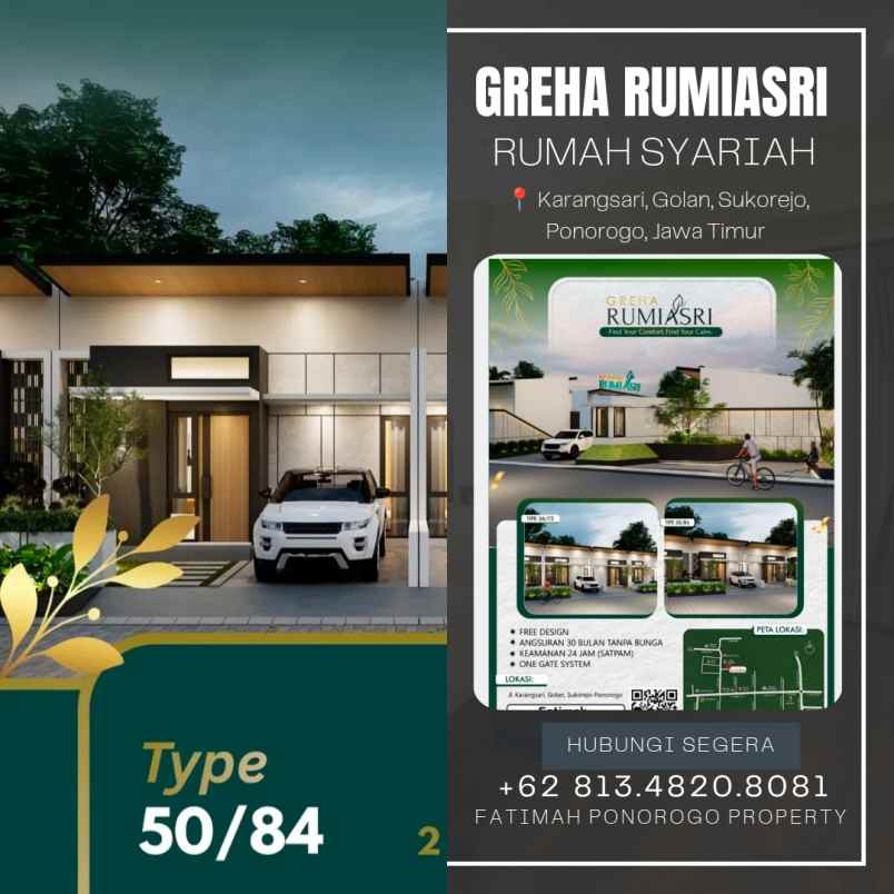 rumah minimalis di sukorejo ponorogo