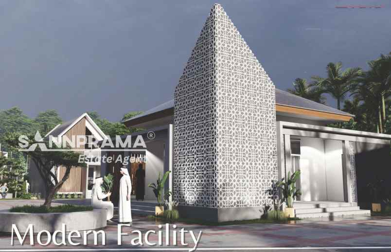 rumah modern dalam perumahan di jl ry parung rn pine