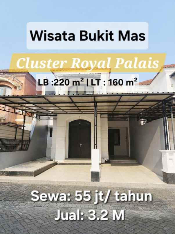 sewa rumah modern minimalis semi furnished
