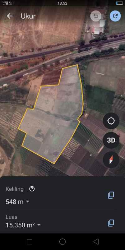 tanah d jual setrategis murah