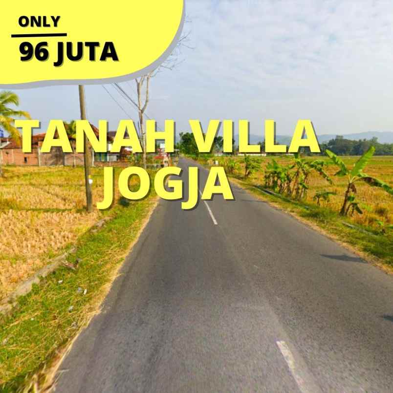 tanah di jogjakarta 96jt dekat gerbang tol banguncipto