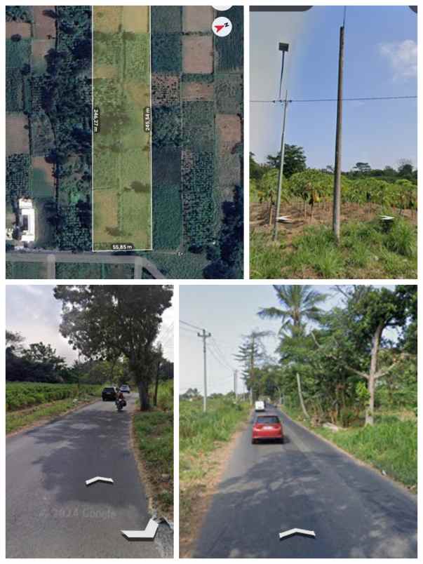 tanah gudang 1 3 ha diboyolali harga 1 2jt m2