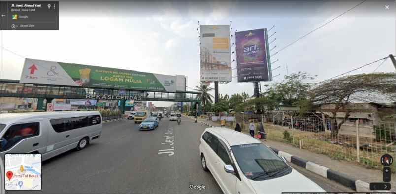 tanah jl jend ahmad yani bekasi