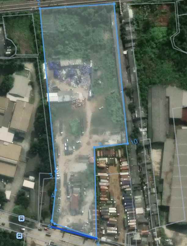 tanah komersil tambun bekasi lt 17300 m2 rp 7jt m2