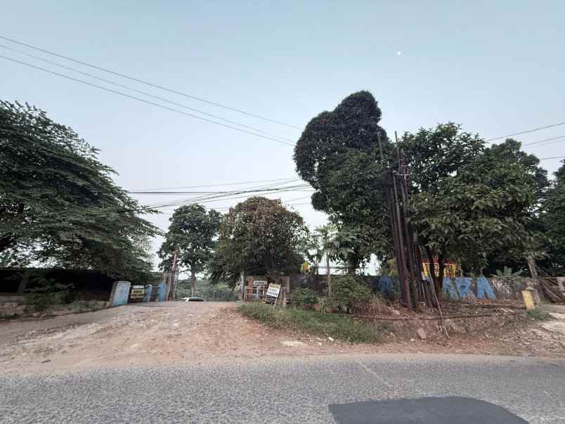 tanah strategis pinggir jalan raya krukut limo depok