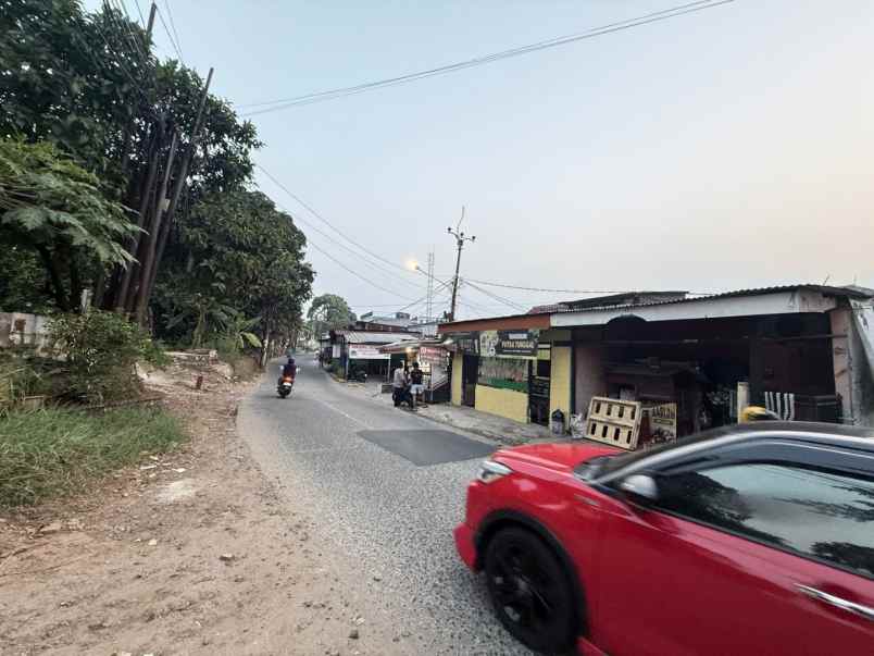 tanah strategis pinggir jalan raya krukut limo depok