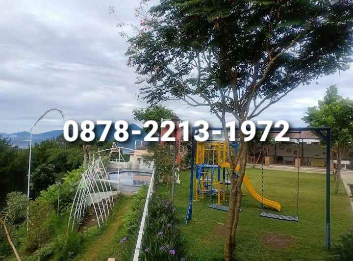 villa siap huni ada kolam renang di megamendung bogor