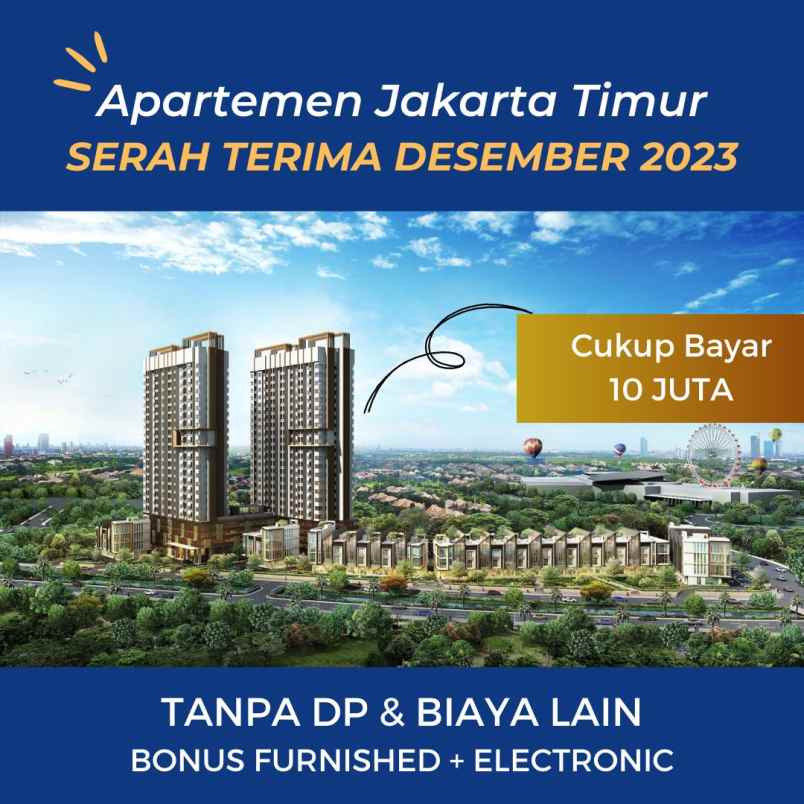Apartemen Di Jakarta Timur Siap Huni Full Furnished