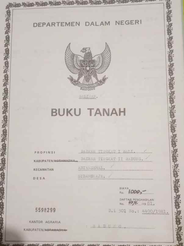 dijual 14 are jl meduri sibangkaja abiansemal badung