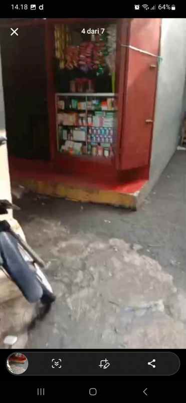 dijual cepat rumah ada warungnya